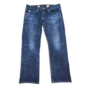 Adriana Goldschmied Jeans Tomboy Crop Medium Wash Mid Rise Womens Size 27